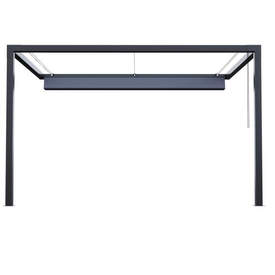 NATERIAL Manea Wall Fixed Pergola  Grey