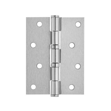 Chrome plated ball bearing hinge stainless steel finish 2pc mackie