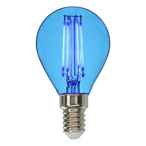 Lexman led filament light bulb g45 e14 4.5w blue 