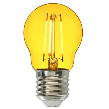 Lexman led filament light bulb g45 e27 4.5w yellow