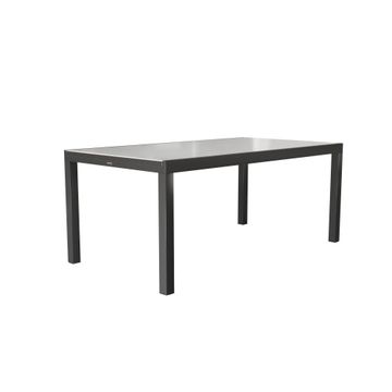 Naterial Lyra Aluminium Patio Table Extendable Anthracite L260cmxW96cmxH75cm (Excludes Chairs)