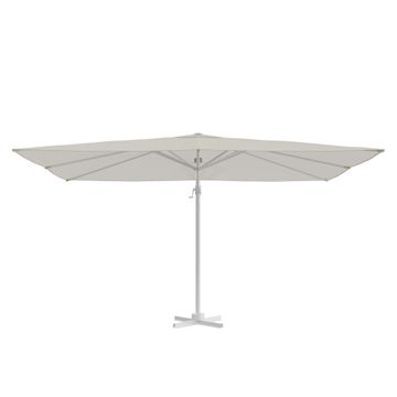 SIDE UMBRELLA AURA STEEL RECT 390 WHITE
