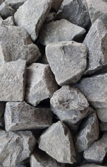Garden Pebble Black Dump Rock 40-80mm 18.5kg