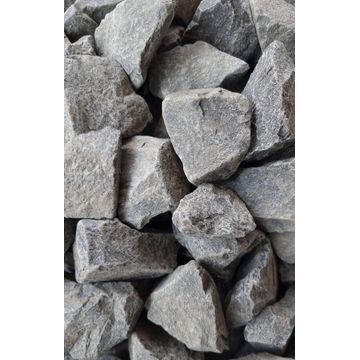 Garden Pebble Black Dump Rock 40-80mm 18.5kg