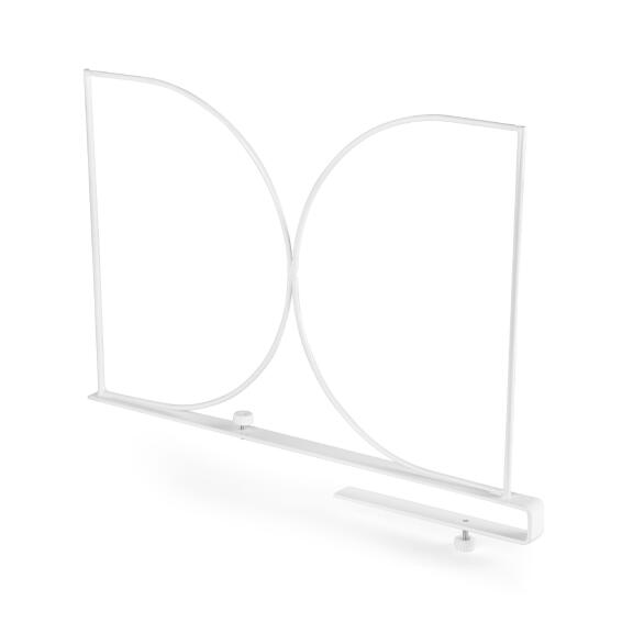 Shelf divider epoxy white w2cmxd38cmxh23cm