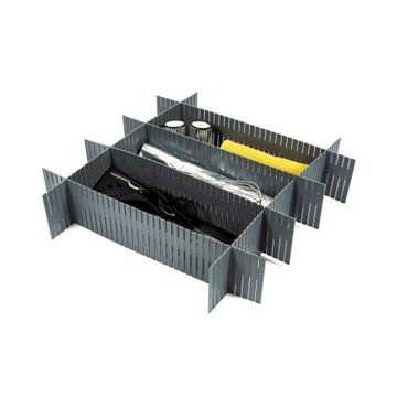 Drawer divider grey 6 pieces 