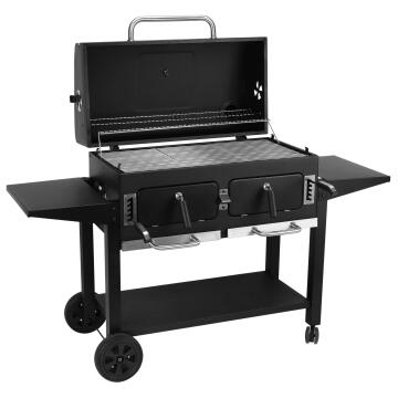 King Charcoal Braai Stand Black L41cmxW27cm