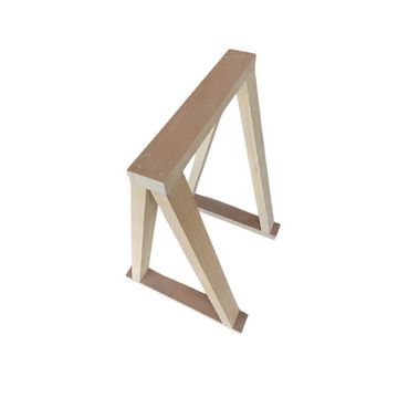 Triangle Ash Trestle Leg W490mm x D700mm x H725mm