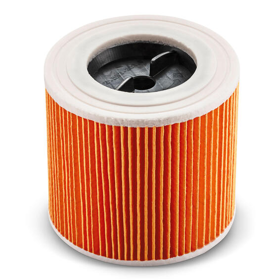 Single-part cartridge filter - For wet and dry vacuuming without additional filter replacement. Simple installation and removal of filter by turning without additional locking part.