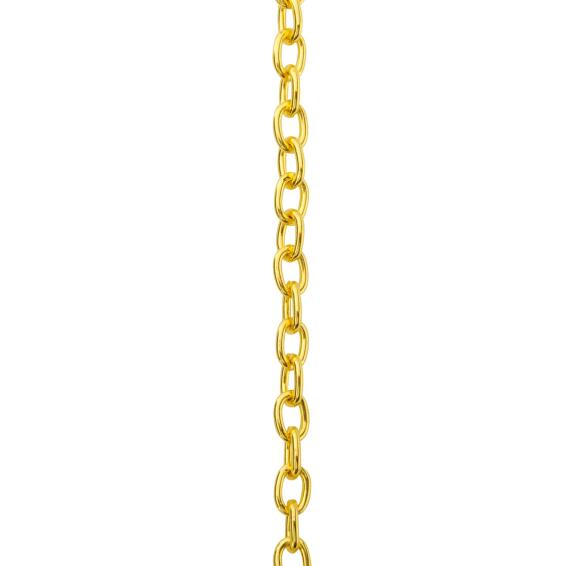 CH52 STEEL CHAIN NON WELDED 5KG D2MM L 25M BRASS