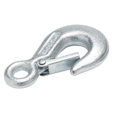 Eye sling hook with latch steel 250kg standers