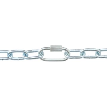 Chain steel zinc plated short link STANDERS L2.5m D4mm