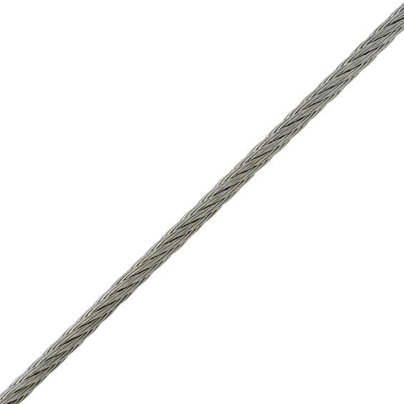 Cable stainless steel CW4 A4 diameter 1.5mm length 5m Standers