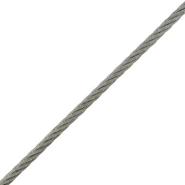 Cable stainless steel CW4 A4 diameter 1.5mm length 5m Standers