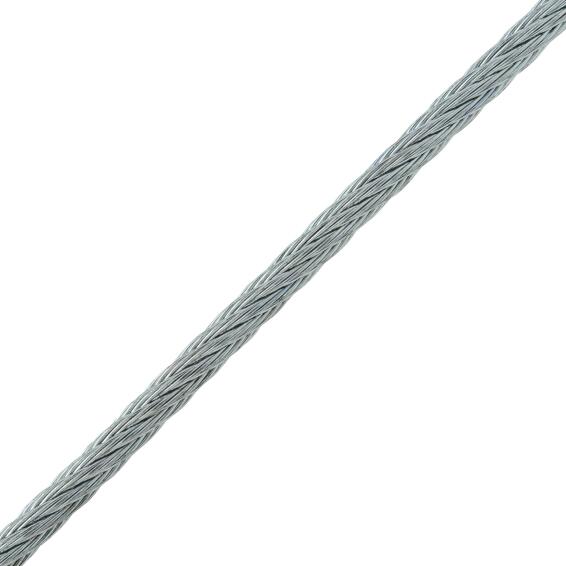 Cable steel zinc plated non sheated CW1  diameter 2mm length 10m Standers