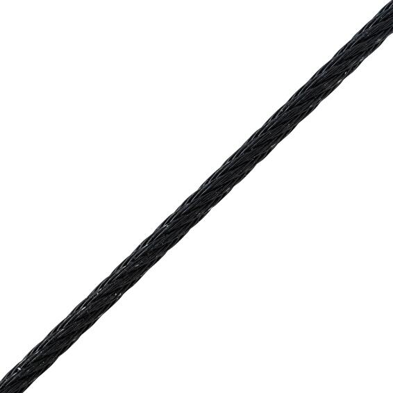 CW1-B NON SHEATED BLACK CABLE NON COATED STEEL BLACK D2MM L 5M