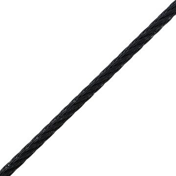 CW1-B NON SHEATED BLACK CABLE NON COATED STEEL BLACK D2MM L 5M