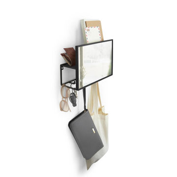 Umbra cubiko accessories organizer black w32xd10xh20cm