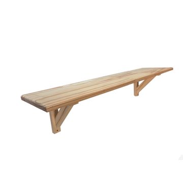Pine Shelf with brackets T18mm x W220mm x L1200mm