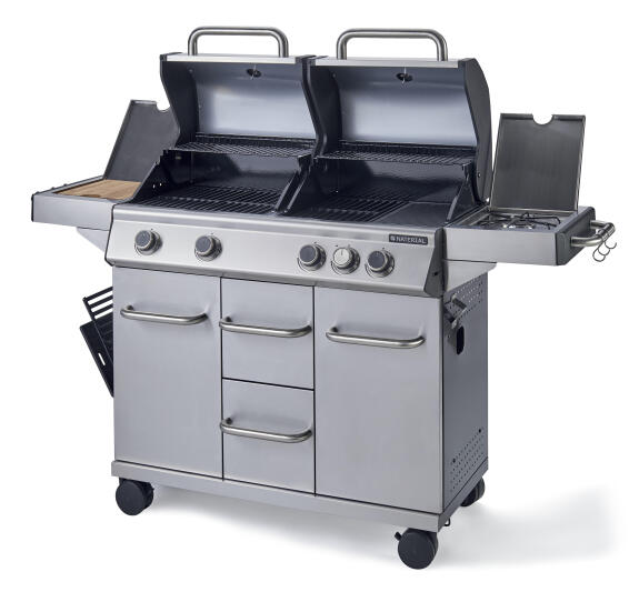 Gas Braai NATERIAL HUDSON 4+1B