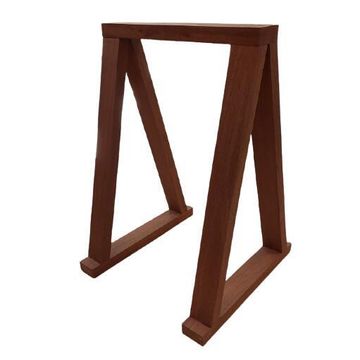 Triangle Mahogany Trestle Leg W490mm x D700mm x H725mm