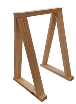 Triangle Pine Trestle Leg W490mm x D500mm x H725mm