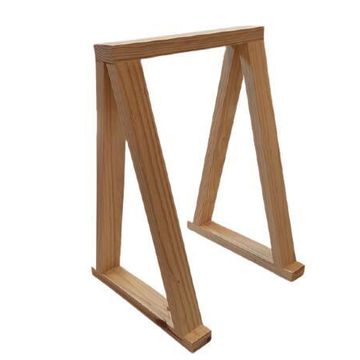 Triangle Pine Trestle Leg W490mm x D500mm x H725mm