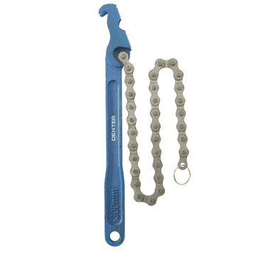 300MM CHAIN WRENCH - CAST IRON, BLUE COA