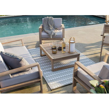 Patio Furniture Set NATERIAL Solaris Beige