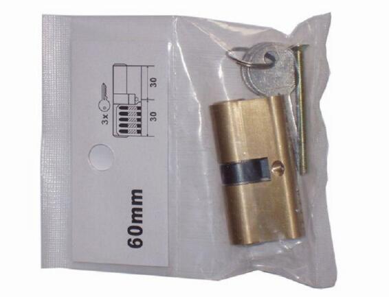 Euro cylinder std brass finish 1st-price 30x30mm standers
