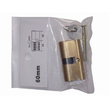 Euro cylinder std brass finish 1st-price 30x30mm standers