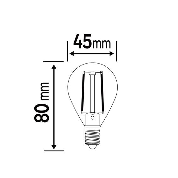 Lexman  g45 e14 led general light bulb cool white 4.2w