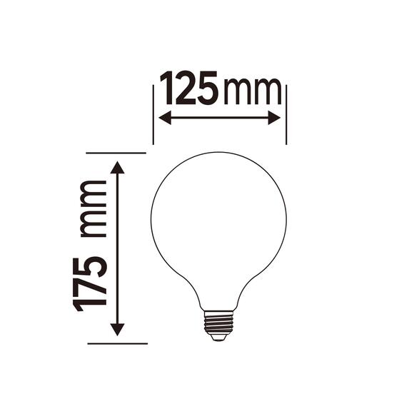 Lexman  g125 e27 led general light bulb warm white 13.5w