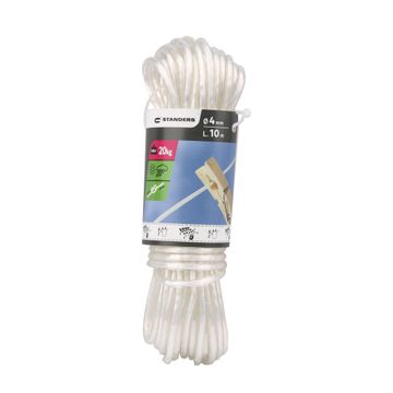 Drying line TH15 white diameter 4mm length 10m Standers