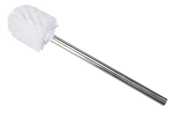 Sensea Chrome Handle Toilet Brush White 7cm