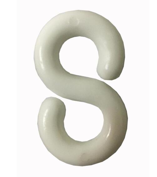 ESS plastic hook white 8mm 2pc krafft