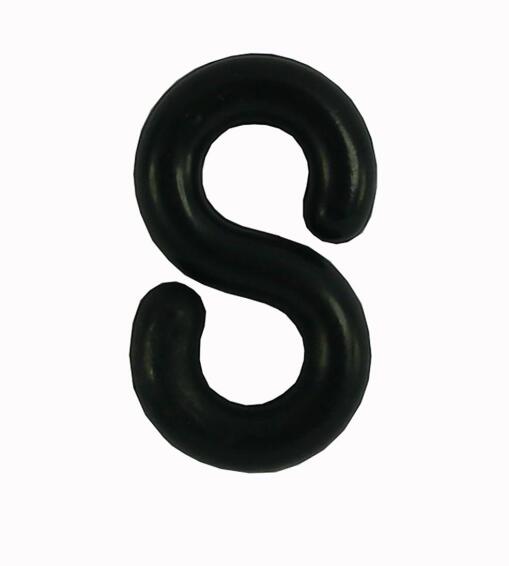 ESS plastic hook black 8mm 2pc krafft