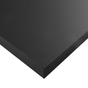 Kitchen countertop laminate L315cm x D65cm x H3,8cm black matt