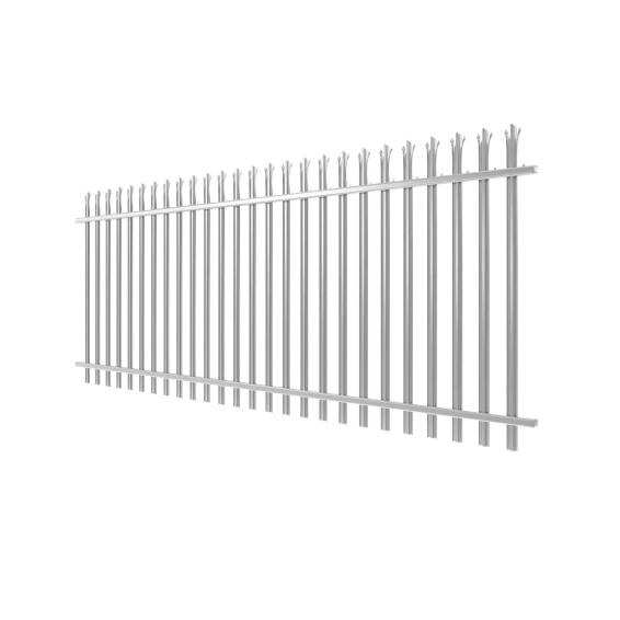 Welded Palisade Panel 3000X1800Mm Galvanised