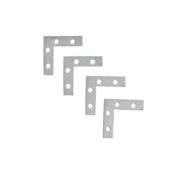 Corner brace flat with screws MACKIE 50 x 50mm 4pc