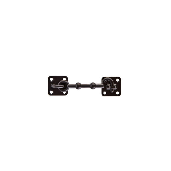 Cabin hook stainless steel MACKIE black 100mm