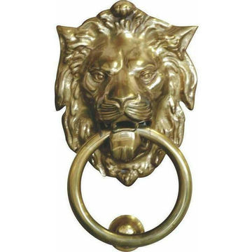 Door knocker lions head DCH gold  