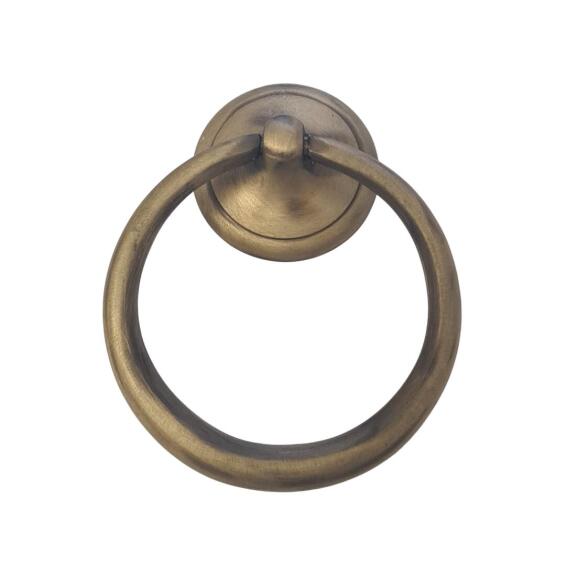 Pull ring classic cupboard DCH antique brass 75mm 