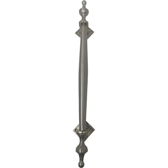 Pull handles victorian solid brass DCH 400mm satin nickel