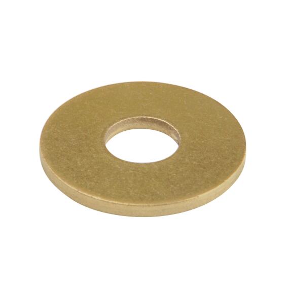 Washers brass plated 5.3x15x1.2mm 12pc standers