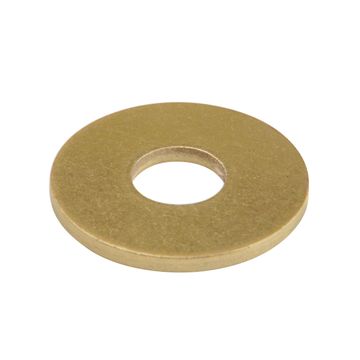 Washers brass plated 5.3x15x1.2mm 12pc standers