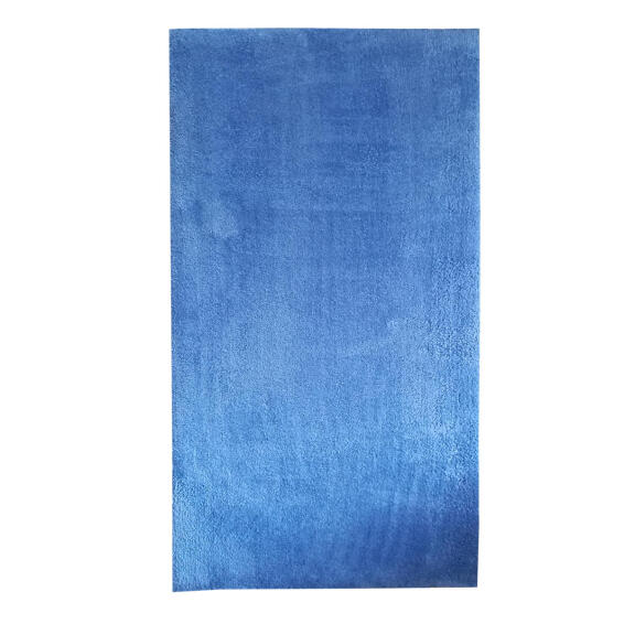 Shaggy rug micro-fibre polyester blue 60cm x 120cm