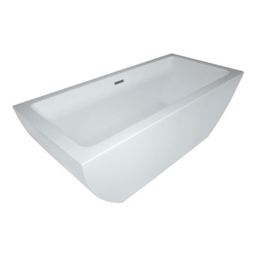Bijiou Acrylic Caen Freestanding Bathtub W180cmxD80cmxH72cm