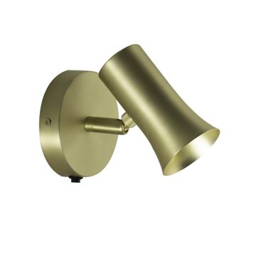 WALL LAMP E27X1 METAL MATT BRASS INSPIRE