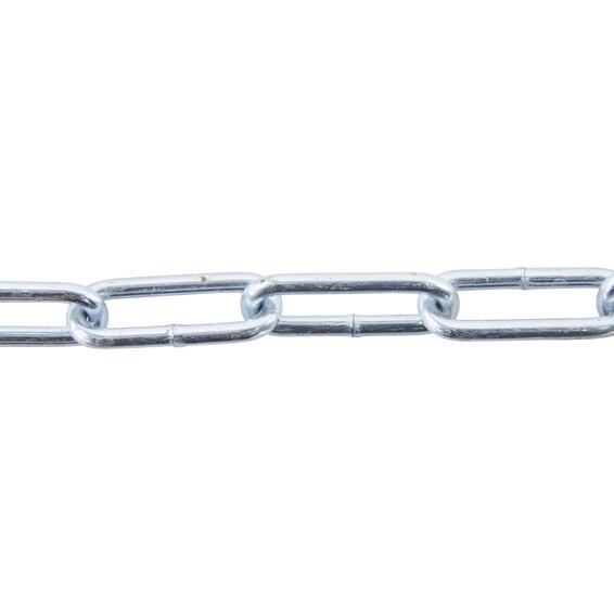 Chain steel zinc plated long link STANDERS L2.5m D4mm